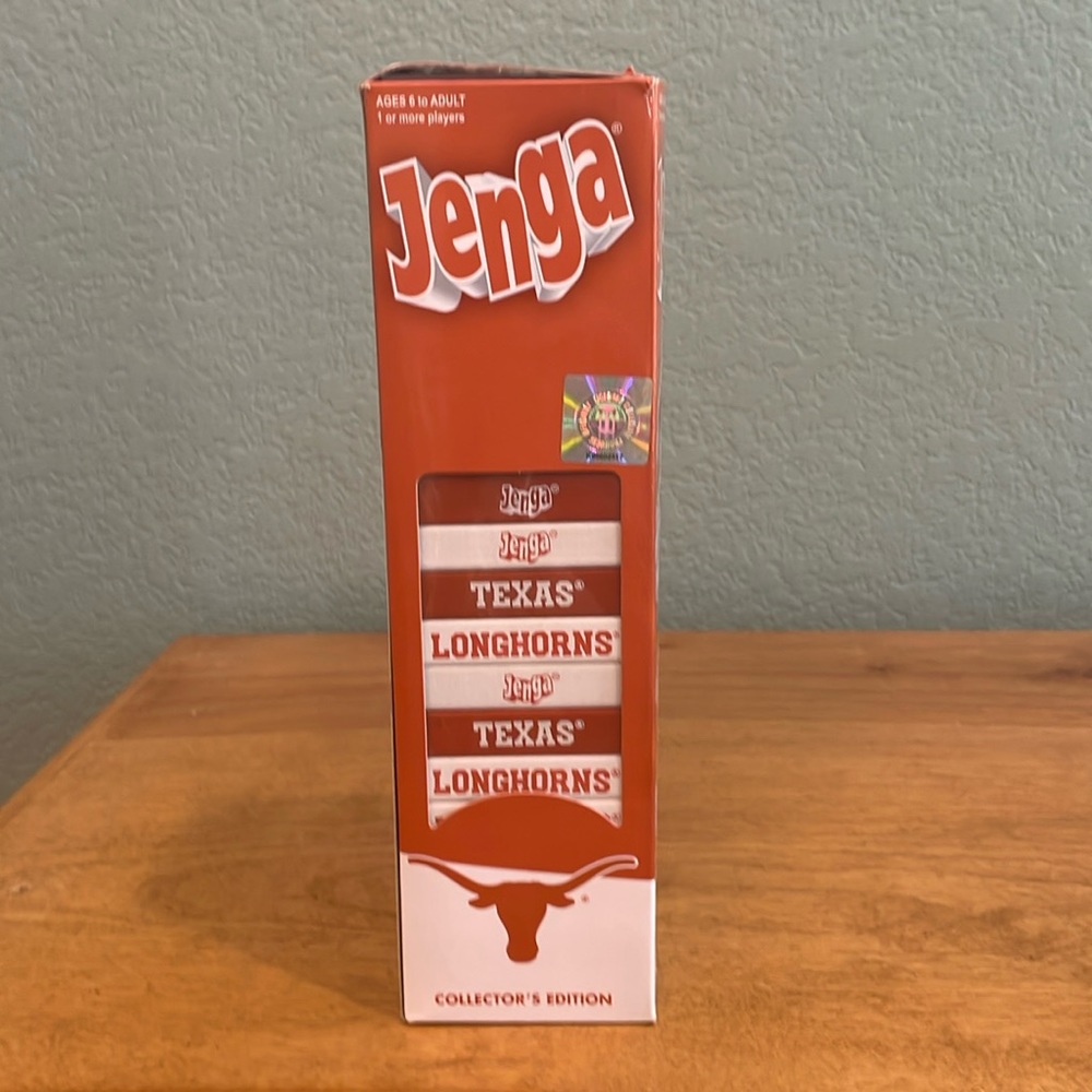 Texas Longhorns JENGA  Game Collector's Edition